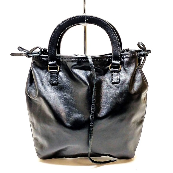 Prada Hand Bag  Black Leather 4752026 - Picture 1 of 9